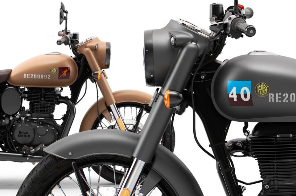 ROYAL ENFIELD CLASSIC 350 DEUX NOUVEAUX COLORIS NUMÉROTÉS