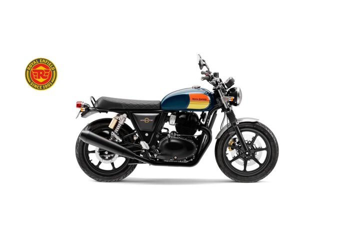 ROYAL ENFIELD INTERCEPTOR 650CC BARCELONA BLUE