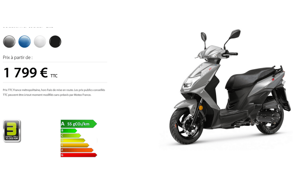 SYM baisse le prix de ses scooters