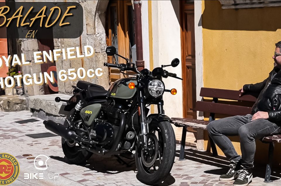 BALADE EN ROYAL ENFIELD SQHOTGIN 650