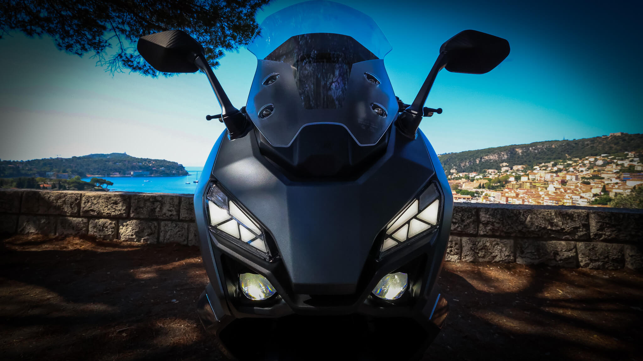 SYM TTLBT 508 vue avant maxi scooter Nice
