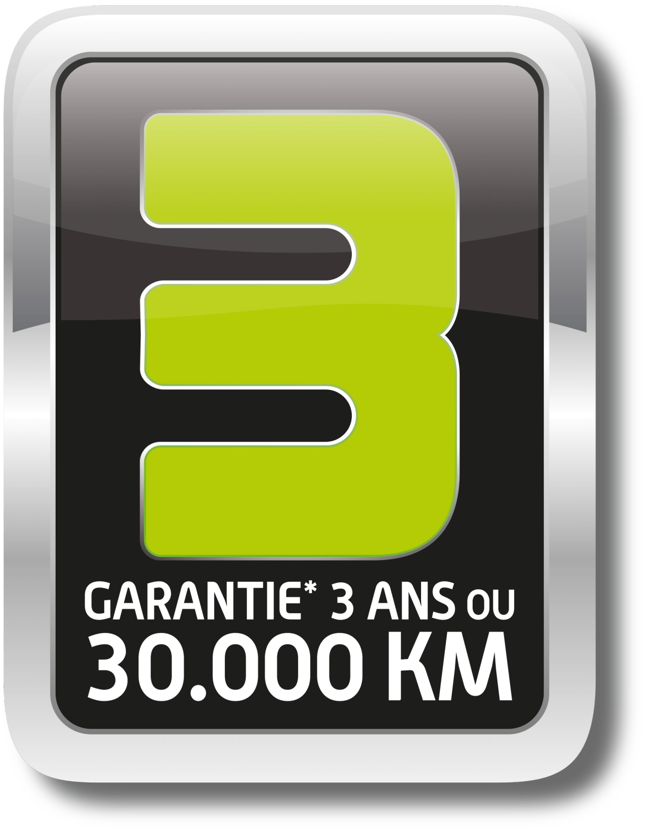 Garantie constructeur SYM 3 ans ou 30 000 kilomètres