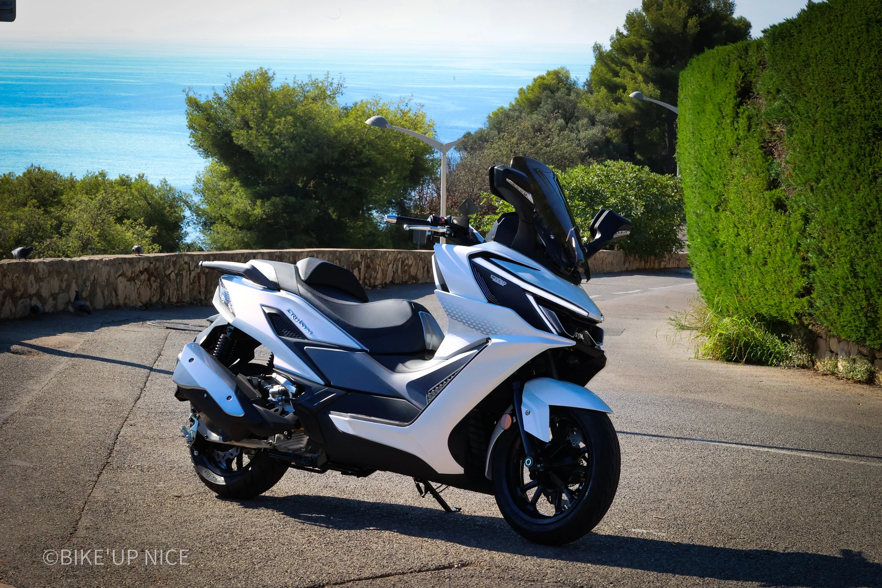 Détail du nouveau SYM Cruisym 400