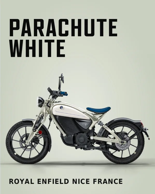 Flying Flea C6 Parachute White, moto électrique à Nice