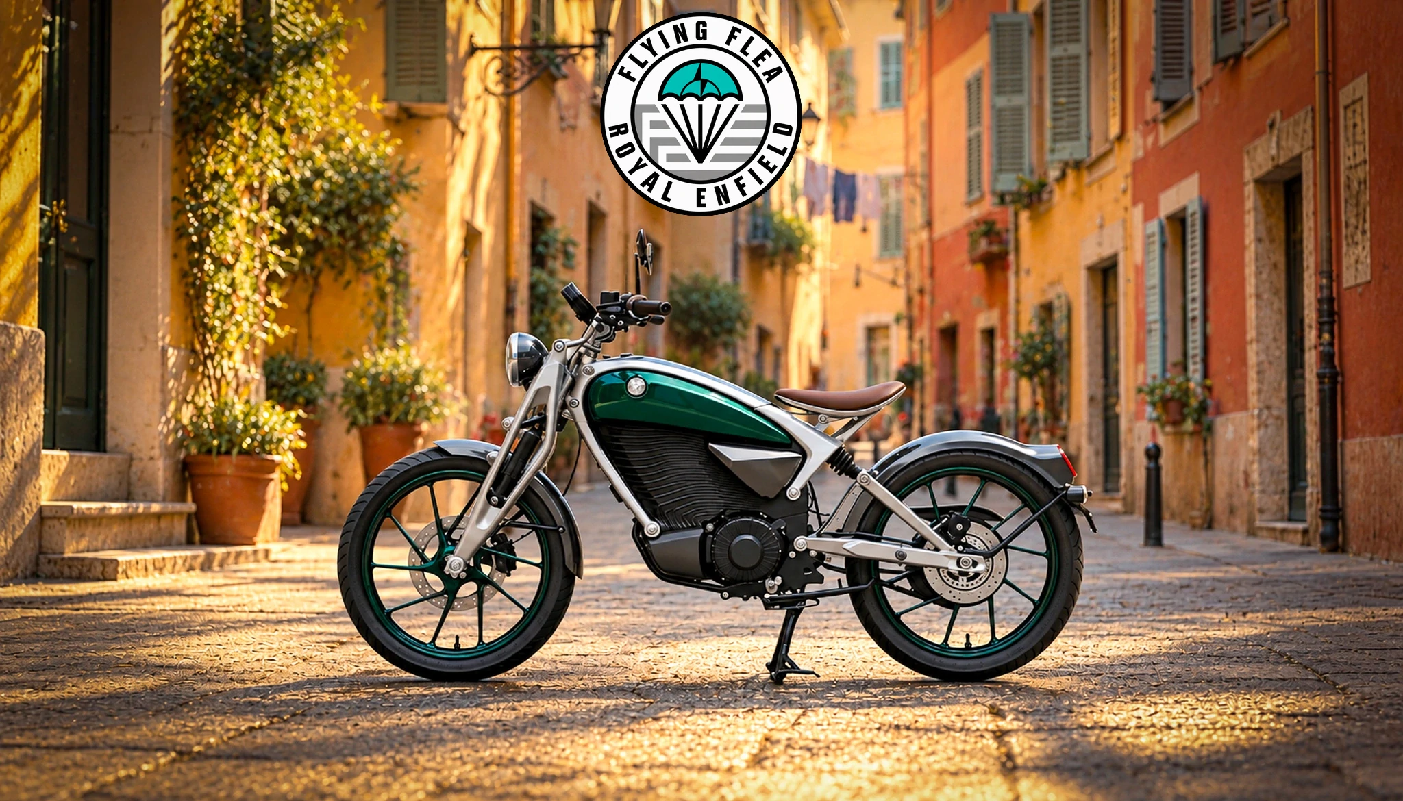 Royal Enfield Flying Flea C6, moto électrique néo-rétro à Nice