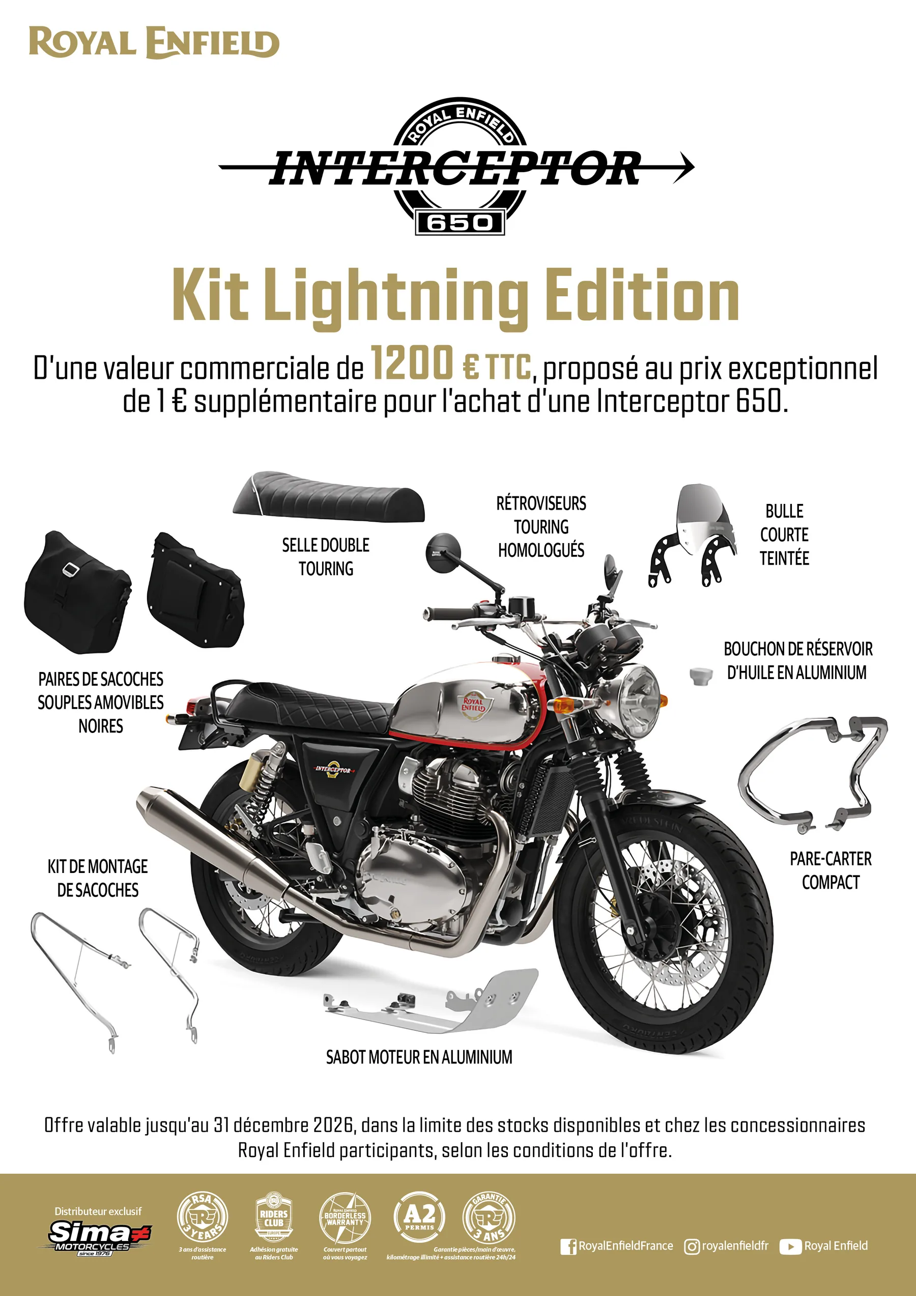 Kit Lightning Edition pour l'Interceptor 650